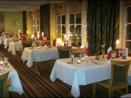 Foto: Abendrot im Hotel Rosenburg