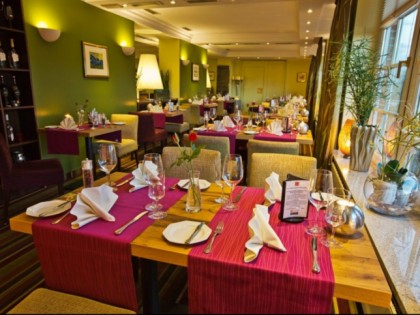Foto: Abendrot im Hotel Rosenburg
